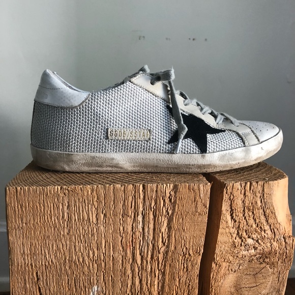 golden goose grey cord